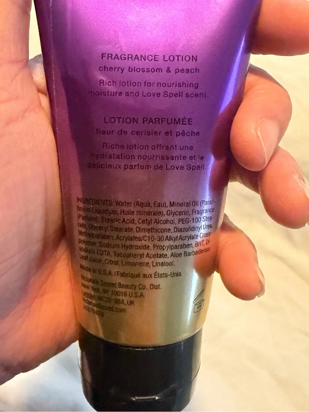 Nu Victoria's Secret Love Spell fragrance and lotion body mist 2.5oz gift